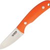 Casstrom Safari Orange G10 Fixed Blade Knife 14C28N Steel