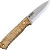 Casstrom Woodsman Fixed Blade Curly Birch Scandi
