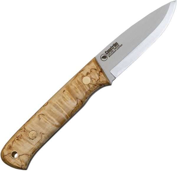 Casstrom Woodsman Fixed Blade Curly Birch Scandi