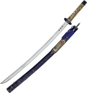 Art Gladius Date Katana 27.5" Stainless Blade Wooden Handle Sword