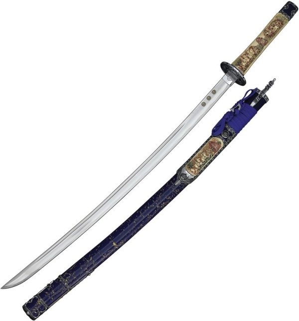 Art Gladius Date Katana 27.5" Stainless Blade Wooden Handle Sword