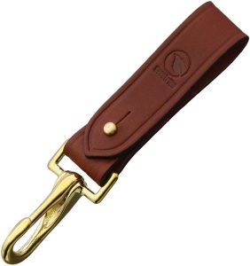CI11525.jpg Casstrom Quick Release Belt Loop Brass Hook Brown