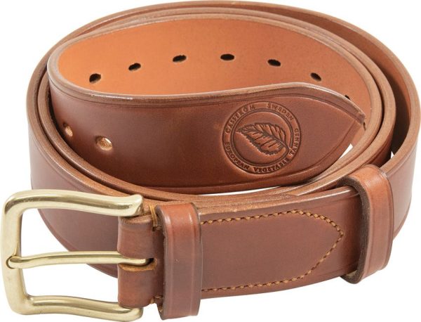Casstrom Swedish Forest Belt S-XL Brown Leather Hand-Stitched