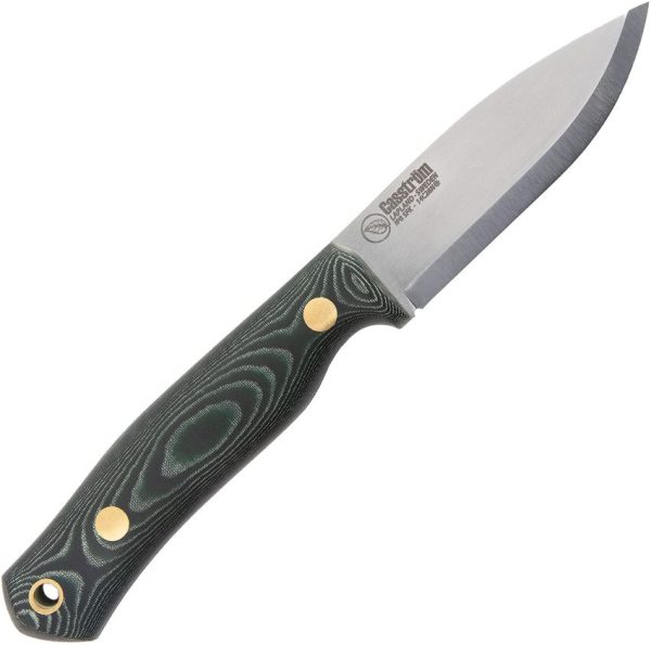 CI12807.jpg Casstrom No 8 Swedish Forest Knife Fixed Blade Green Micarta