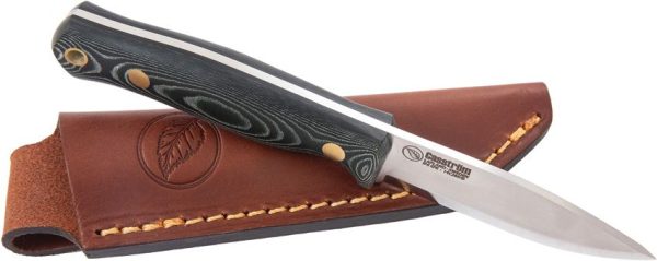 CI12807_add_02.jpg Casstrom No 8 Swedish Forest Knife Fixed Blade Green Micarta