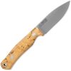 CI12818.jpg Casstrom No 8 SFK Fixed Blade Curly Birch 14C28N Stainless