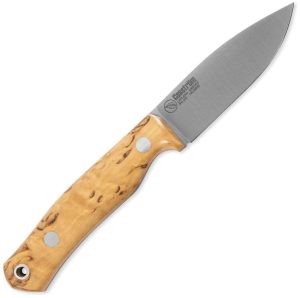 Casstrom No 8 SFK Fixed Blade Curly Birch 14C28N Stainless