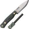 CI12827.jpg Casstrom No 8 Swedish Forest Knife Green Micarta Fixed Blade