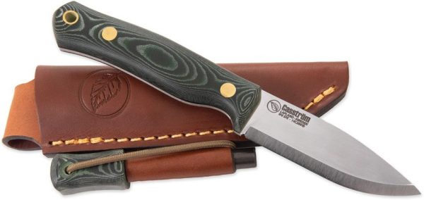 CI12827_add_02.jpg Casstrom No 8 Swedish Forest Knife Green Micarta Fixed Blade
