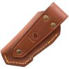 Casstrom Lars Falt Folding Knife Sheath - Cognac Brown Leather