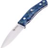 Casstrom No 10 SFK Fixed Blade Knife 14C28N Blue Birch