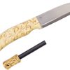 Casstrom No.10 Forest Knife Birch FS - Sleipner Fire Steel