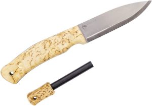 Casstrom No.10 Forest Knife Birch FS - Sleipner Fire Steel