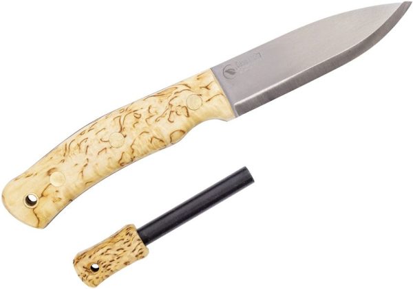 Casstrom No.10 Forest Knife Birch FS - Sleipner Fire Steel