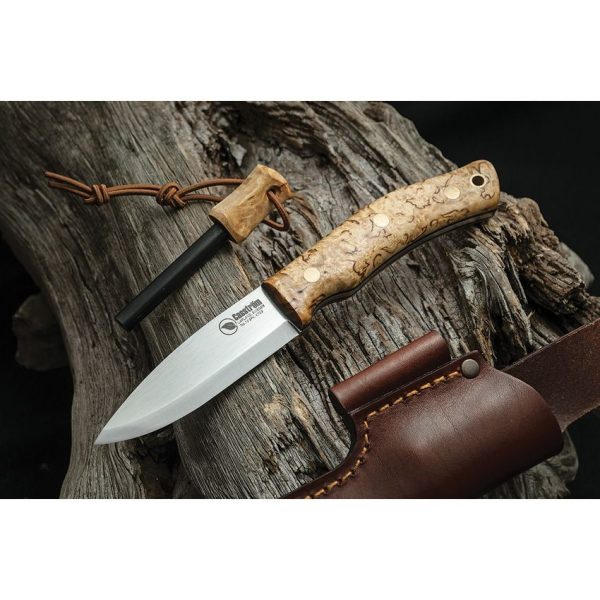 Casstrom No.10 Forest Knife Birch FS - Sleipner Fire Steel