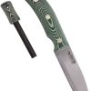 Casstrom No 10 SFK Fixed Blade 4" 14C28N Green Micarta