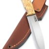 Casstrom No 14 SFK Curly Birch Fixed Blade Knife