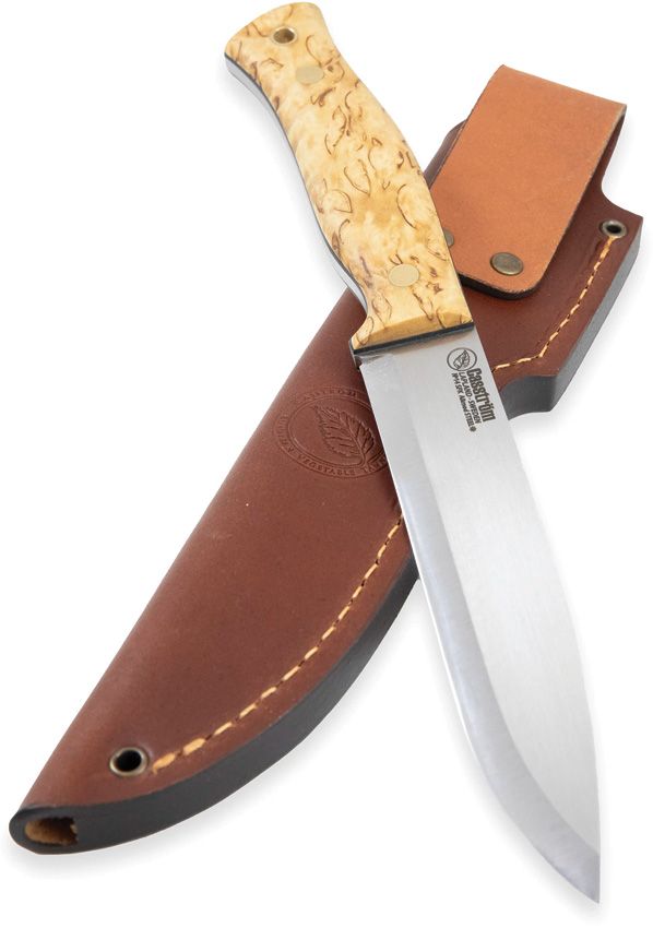 Casstrom No 14 SFK Curly Birch Fixed Blade Knife