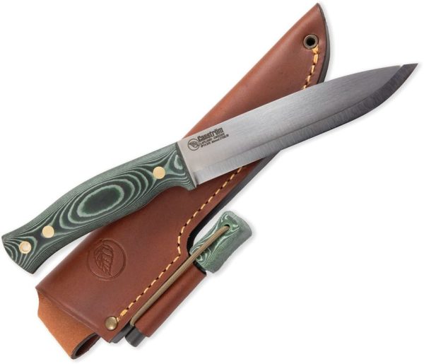 Casstrom No 14 SFK Green Micarta Fixed Blade