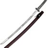 CI178.jpg Art Gladius Katana Silver Engraved 178 28.5" Stainless Blade