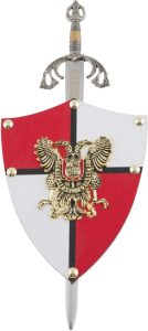 CI188407.jpg Art Gladius Mini Charles V Sword - 10.5 Inches Gray