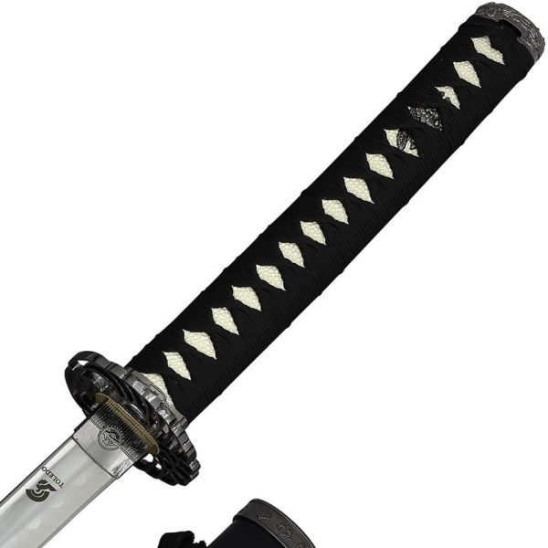 Art Gladius Katana Crane Tsuba - 38.5 Inches Black