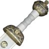 Art Gladius Gladiator Sword 23" Stainless Blade White Wood Handle