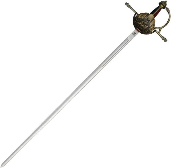 Art Gladius Musketeer Sword Brass 35.5" Stainless Blade