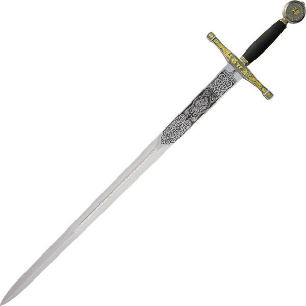 CI281.jpg Art Gladius 281 Excalibur Sword 35" Carbon Steel Blade Deco