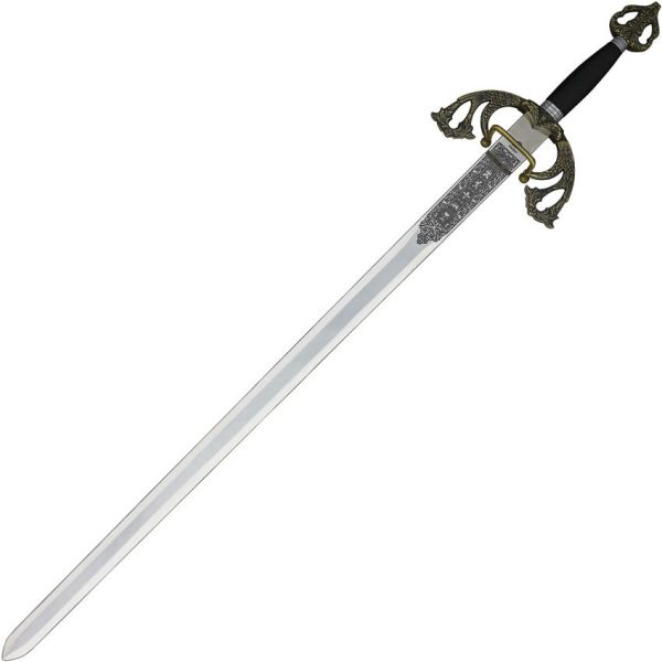 Art Gladius Crusader Sword Brass 3110 32in Stainless Blade