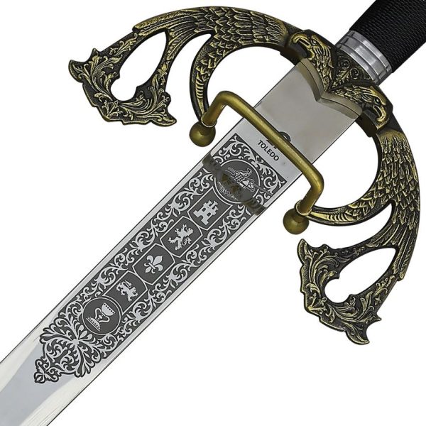 Art Gladius Crusader Sword Brass 3110 32in Stainless Blade