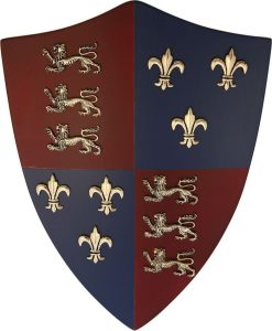 CI881.jpg Art Gladius Black Prince Mini Shield 881 Wood Decorative Plaque