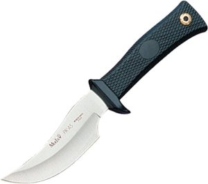Muela Skinner Fixed Blade - Black Rubber Handle