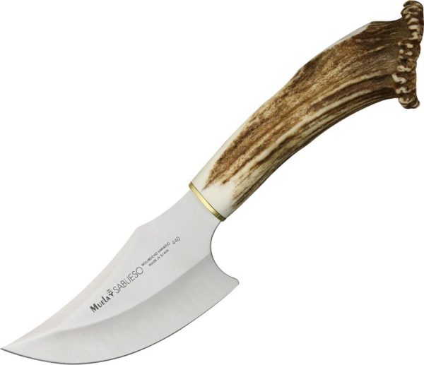 Muela Sabueso Stag Skinner - 440C Blade