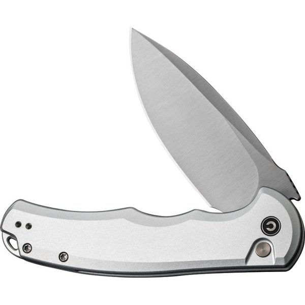 Civivi Praxis Button Lock Silver Aluminum Nitro V