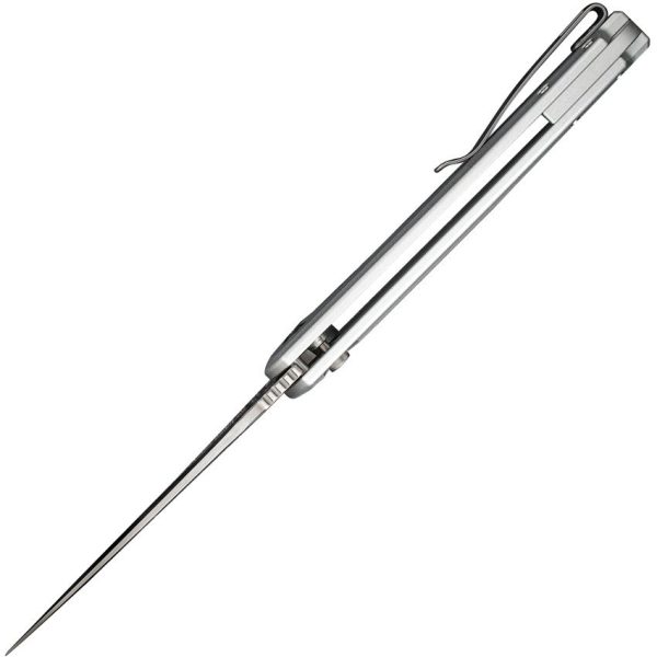 Civivi Praxis Button Lock Silver Aluminum Nitro V