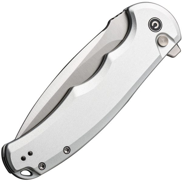 Civivi Praxis Button Lock Silver Aluminum Nitro V