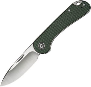 Civivi Elementum Green Canvas Micarta Slip Joint