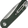 Civivi Elementum Green Canvas Micarta Slip Joint