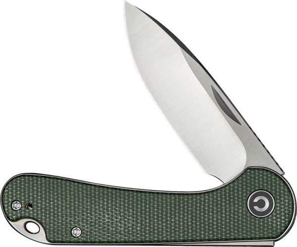Civivi Elementum Green Canvas Micarta Slip Joint
