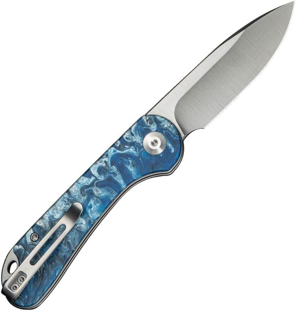 Civivi Elementum Ocean Blue Resin Slip Joint