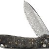 Civivi Elementum II Damascus Carbon Fiber Button Lock