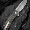 Civivi Elementum II Damascus Carbon Fiber Button Lock