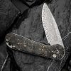 Civivi Elementum II Damascus Carbon Fiber Button Lock
