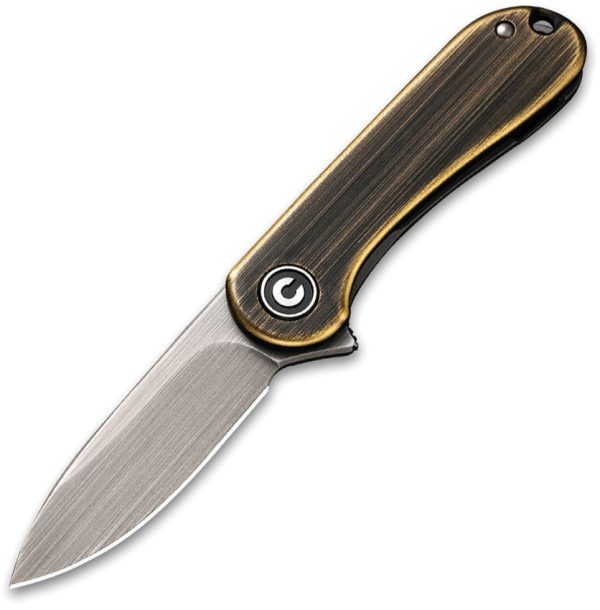 Civivi Mini Elementum Framelock - Brass Handle