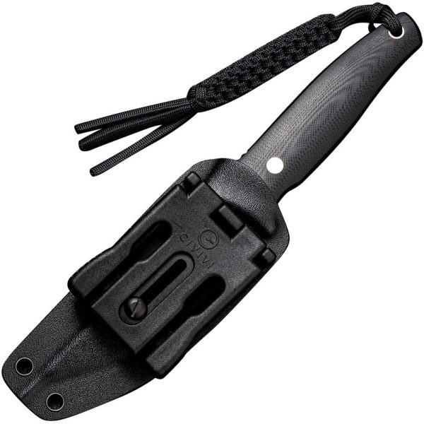 Civivi Tamashii Fixed Blade - Black Micarta D2