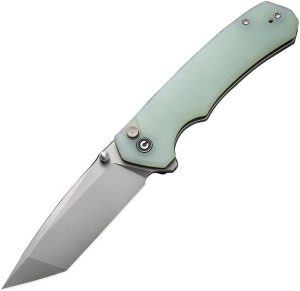 Civivi Brazen Button Lock - Jade G10 Tanto