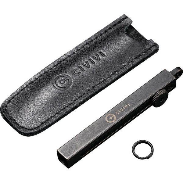 Civivi Tac-N-Tweeze Stainless Steel Tweezers - Black Stonewash