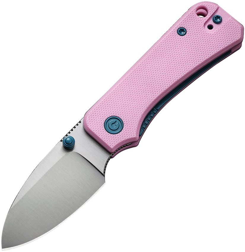 Civivi Baby Banter Linerlock Folding Knife Pink G10 2.25" Nitro V