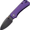 Civivi Baby Banter Purple G10 Linerlock - Stonewash Nitro V